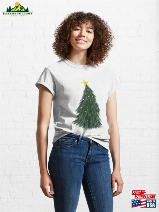 Holly Jolly Christmas Tree Classic T-Shirt Hoodie