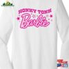 Honky Tonk Barbie Shirt Western Cowgirl Unisex Hoodie