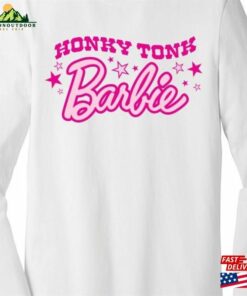 Honky Tonk Barbie Shirt Western Cowgirl Unisex Hoodie Honky Tonk Barbie Shirt Western Cowgirl Unisex Hoodie