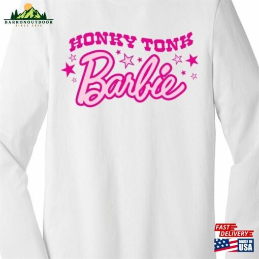 Honky Tonk Barbie Shirt Western Cowgirl Unisex Hoodie