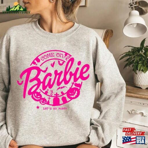 Horror Barbie Graphic Comfort Colors Sweatshirt Fans Shirt Hoodie