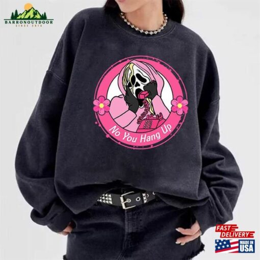 Horror Barbie Graphic Comfort Colors Sweatshirt Fans Shirt Hoodie Unisex