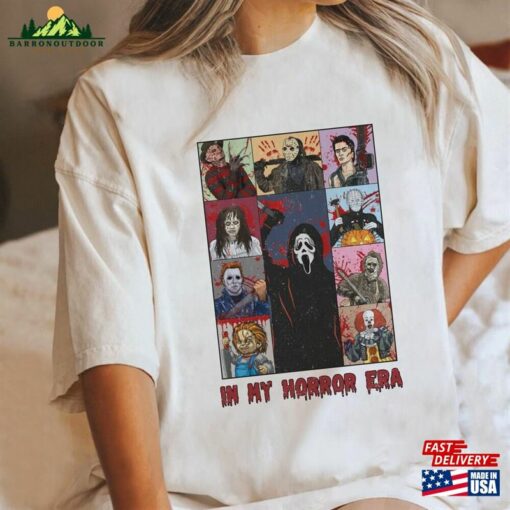 Horror Movie Eras Shirt In My Halloween Era Sweatshirt Unisex