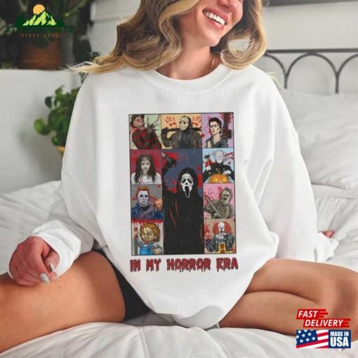 Horror Movie Eras Shirt In My Halloween Era Sweatshirt Unisex