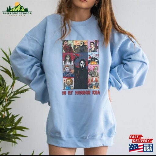 Horror Movie Eras Shirt In My Halloween Era Sweatshirt Unisex