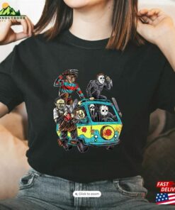 Horror Movie Mystery Machine Halloween Unisex T-Shirt Funny Party Tee Shirt Adults Sizes Hoodie 2 Horror Movie Mystery Machine Halloween Unisex T Shirt Funny Party Tee Shirt Adults Sizes Hoodie 3