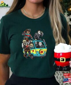 Horror Movie Mystery Machine Halloween Unisex T-Shirt Funny Party Tee Shirt Adults Sizes Hoodie 3 Horror Movie Mystery Machine Halloween Unisex T Shirt Funny Party Tee Shirt Adults Sizes Hoodie 4