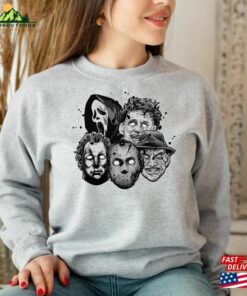 Horror Movie Sweatshirt E34 Halloween Characters Funny Ghostface Tee Unisex Hoodie 2 Horror Movie Sweatshirt E34 Halloween Characters Funny Ghostface Tee Unisex Hoodie 3