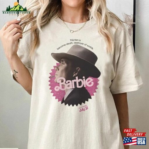 Hot Sale Barbie Oppenheimer Shirt Margot Robbie T-Shirt Hoodie