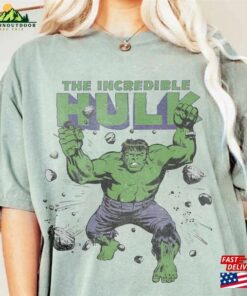 Hulk T-Shirt Retro Marvel Comfort Colors Shirt The Incredible Hoodie