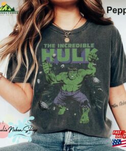 Hulk T Shirt Retro Marvel Comfort Colors Shirt The Incredible Hoodie 4