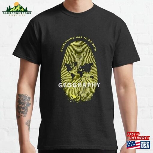 Human Geography Yellow Classic T-Shirt Sweatshirt