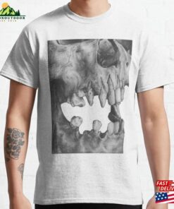 Human Skull Pencil Drawing Classic T-Shirt Hoodie Unisex