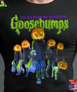 I’D Rather Be Reading Goosebumps Shirt Horrorland Zombie T-Shirt Sweatshirt