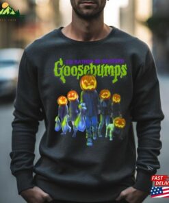 I'D Rather Be Reading Goosebumps Shirt Horrorland Zombie T Shirt Sweatshirt 3
