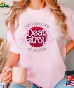 I Am Become Death Destroyer Of Worlds Barbie X Oppenheimer Shirt Barbenheimer Movie 2023 Hoodie Classic