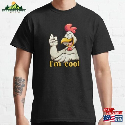 I Am Cool Cheerful Rooster Unisex Hoodie