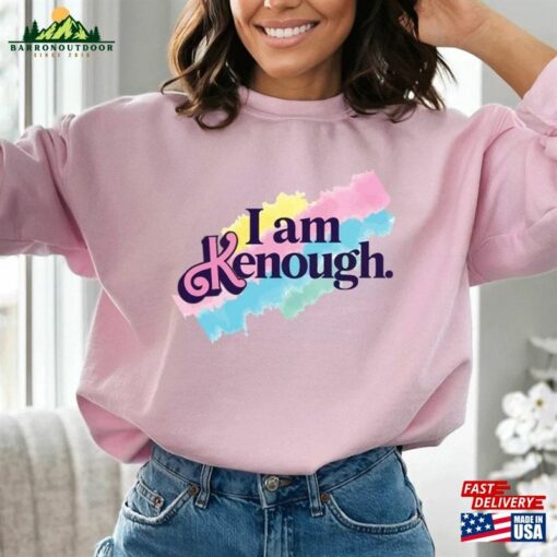 I Am Kenough Color Sweatshirt Hoodie Barbie Ken Outfit T-Shirt