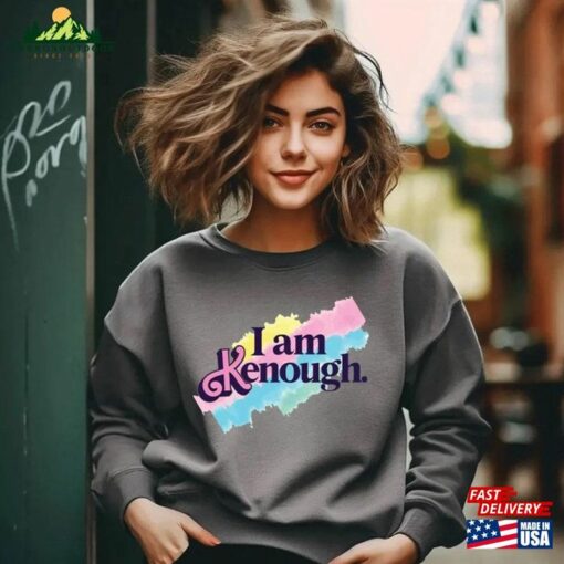 I Am Kenough Color Sweatshirt Hoodie Barbie Ken Outfit T-Shirt