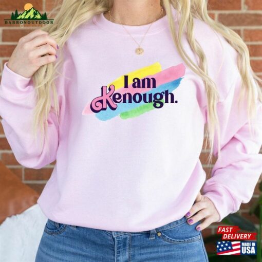 I Am Kenough Tie Dye Shirt Barbi Movie Hoodie Unisex