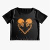 I Like Halloween 2022 Scary Evil Pumpkin Funny Head Chiffon Top T-Shirt Unisex