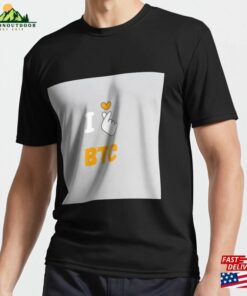 I Love Bitcoin Crypto Graphic T Hoodie Unisex