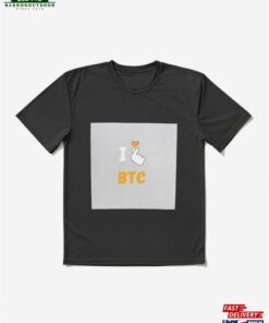 I Love Bitcoin Crypto Graphic T Hoodie Unisex