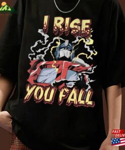 I Rise You Fall Optimus Prime Autobots Comfort Colors® Shirt Of The Beasts Limited Transformers T-Shirt Unisex Hoodie