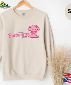 I Survived Barbeheimer 2023 T Shirt Barbie Oppenheimer Movie Shirt Sweatshirt 4