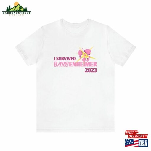 I Survived Barbenheimer 2023 Shirt Atomic Age Barbie Tshirt Greta Gerwig Sweatshirt Hoodie