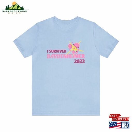 I Survived Barbenheimer 2023 Shirt Atomic Age Barbie Tshirt Greta Gerwig Sweatshirt Hoodie