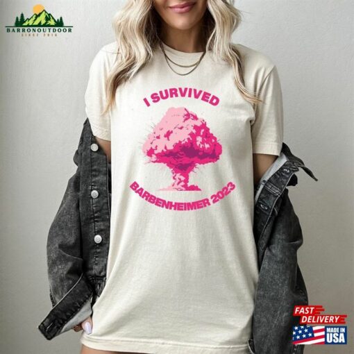 I Survived Barbenheimer 2023 Shirt T-Shirt Limited Gift Sweatshirt Unisex