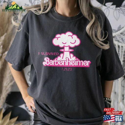 I Survived Barbenheimer 2023 Shirt The Destroyer Of Word Oppenheimer 72123 Classic Sweatshirt