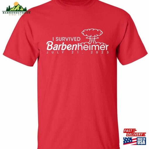 I Survived Barbenheimer July 21 2023 Crewneck T-Shirt Classic