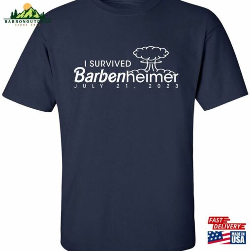 I Survived Barbenheimer July 21 2023 Crewneck T-Shirt Classic