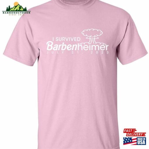 I Survived Barbenheimer July 21 2023 Crewneck T-Shirt Classic