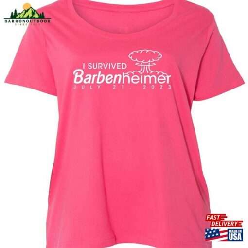 I Survived Barbenheimer July 21 2023 Women’s Plus Size Scoopneck Tee Or Tank T-Shirt Sweatshirt