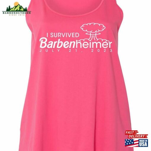 I Survived Barbenheimer July 21 2023 Women’s Plus Size Scoopneck Tee Or Tank T-Shirt Sweatshirt