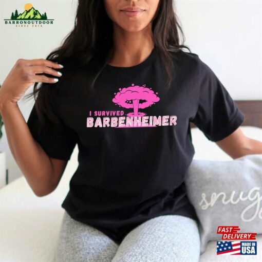 I Survived Barbenheimer Unisex T-Shirt Oppenheimer Movie Inspired 2023 Sweatshirt Classic