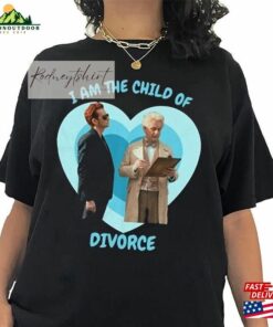 I’m The Child Of Aziracrow Divorce Shirt Aziraphale X Crowley Sweatshirt Classic T-Shirt