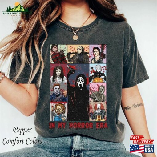 In My Halloween Era Comfort Colors Shirt Horror Movie Friends Hoodie Unisex