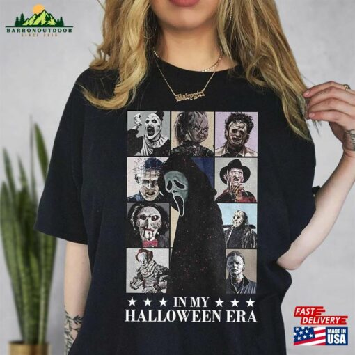 In My Halloween Era Shirt Horror Characters Movie T-Shirt Sweatshirt