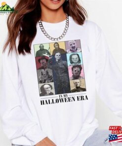 In My Halloween Era Shirt Horror Movie Character Eras Tour Sweatshirt Unisex