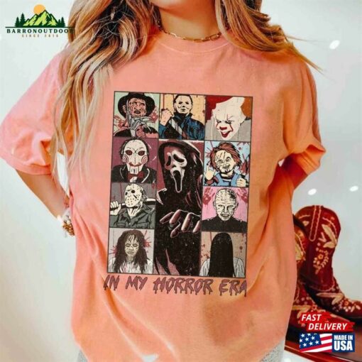 In My Horror Era Shirt Halloween Characters Movie Classic Sweatshirt