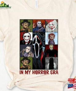 In My Horror Era Shirt Halloween Characters Movie Hoodie Classic