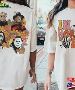 In My Horror Era Sweatshirt And Hoodie Halloween Characters Shirt Scary Movie Tee T-Shirt Unisex 2 In My Horror Era Sweatshirt And Hoodie Halloween Characters Shirt Scary Movie Tee T Shirt Unisex 3