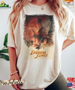 Indiana Jones 2023 Graphic Poster T-Shirt Comfort Colors Vintage And The Dial Of Destiny Shirt Classic Unisex