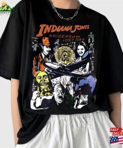 Indiana Jones And The Riders Of Lost Ark Movie T Shirt Raiders For Fans T-Shirt Classic Indiana Jones And The Riders Of Lost Ark Movie T Shirt Raiders For Fans T-Shirt Classic