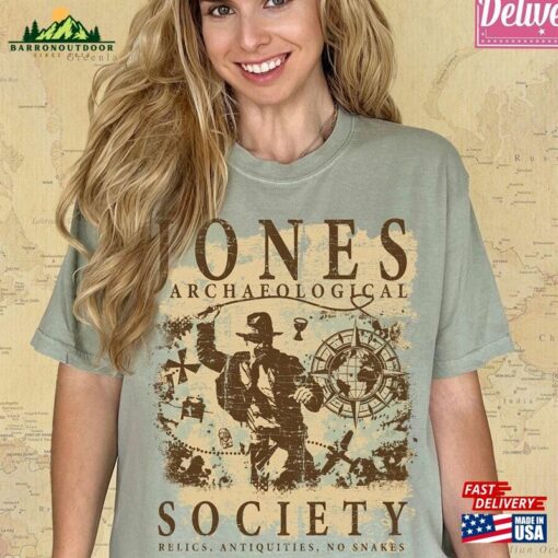 Indiana Jones Archaeological Society Shirt Disney Archaeology Gift Unisex Sweatshirt