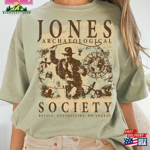 Indiana Jones Archaeological Society Shirt Disney Archaeology Gift Unisex Sweatshirt